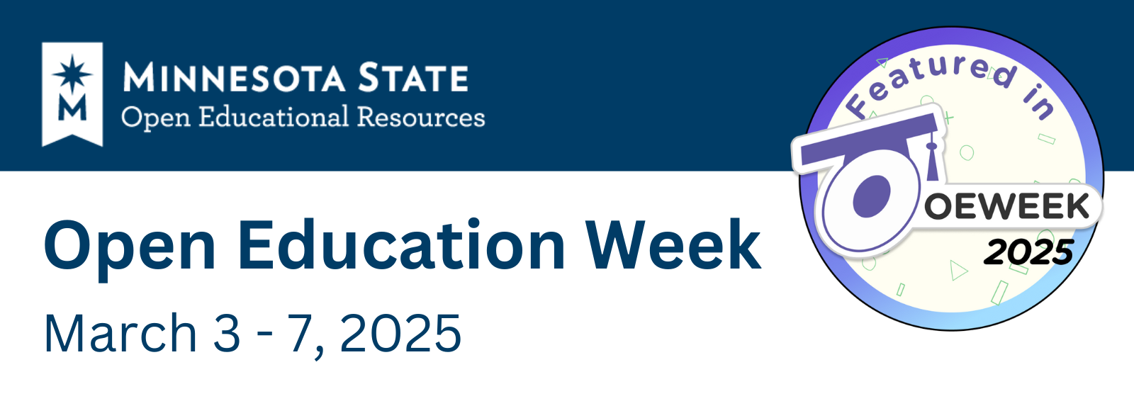 Minnesota State Open Education Week March 3-7, 2025